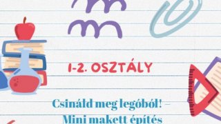 16. hét 1-2. osztály Csináld meg legóból! – Mini makett építés